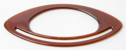Amber Fish Eye Bag Handles