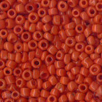 Orange Rocailles Beads (size 9)