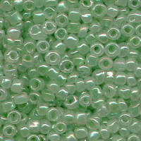 Light Green Rocailles Beads (size 9)