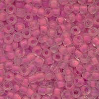 Pink Rocailles Beads (size 9)