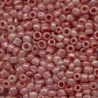 Salmon Pink Rocailles Beads (size 9)