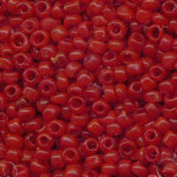 Red Rocailles Beads