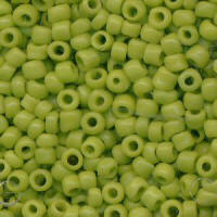 Lime Green Rocailles Beads