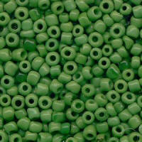 Green Rocailles Beads
