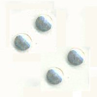  3mm Silver Round Studs 
