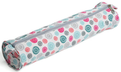 Scattered Buttons Knitting Pin Bag