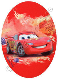 Oval Lightning McQueen from Cars Patch 